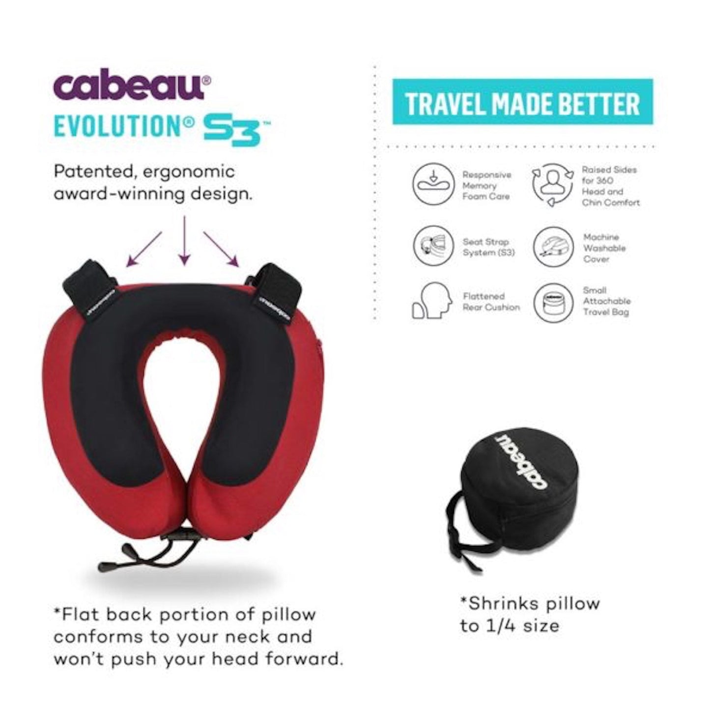 Cabeau Evolution® S3 Neck Pillow